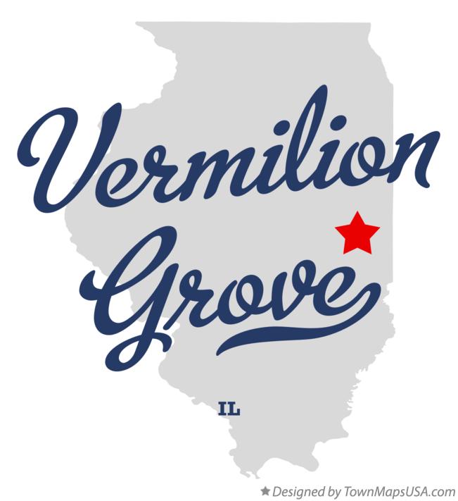 Map of Vermilion Grove Illinois IL