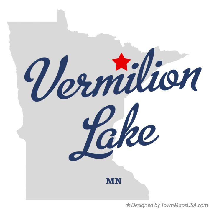 Map of Vermilion Lake Minnesota MN