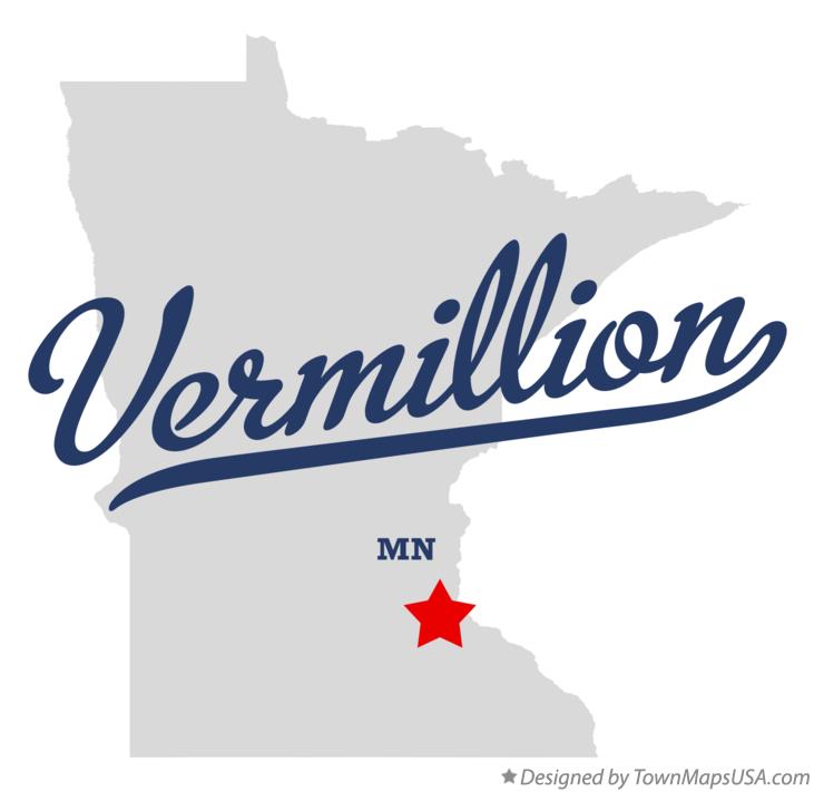 Map of Vermillion Minnesota MN