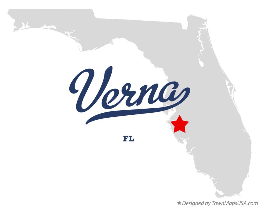 Map of Verna Florida FL