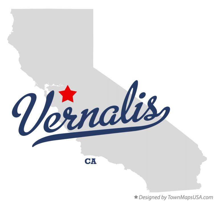 Map of Vernalis California CA