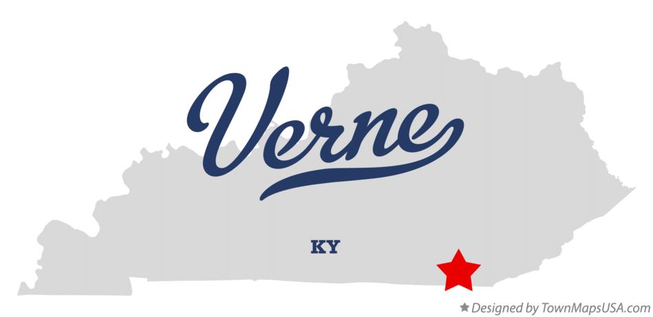 Map of Verne Kentucky KY