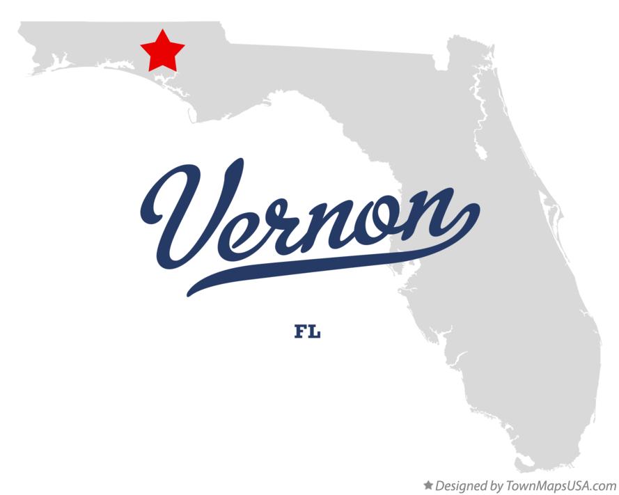 Map of Vernon Florida FL