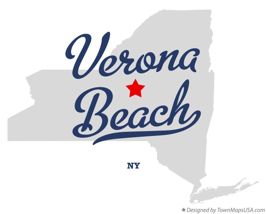 Map of Verona Beach New York NY