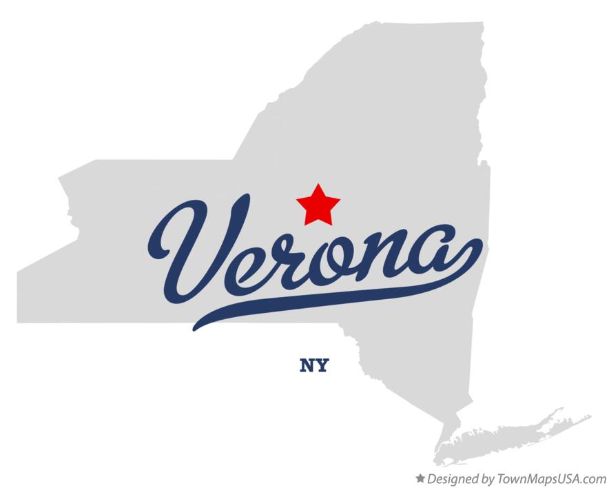Map of Verona New York NY