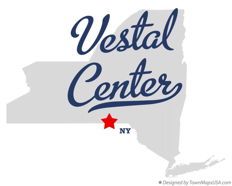 Map of Vestal Center New York NY