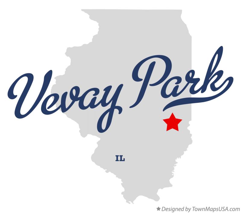 Map of Vevay Park Illinois IL