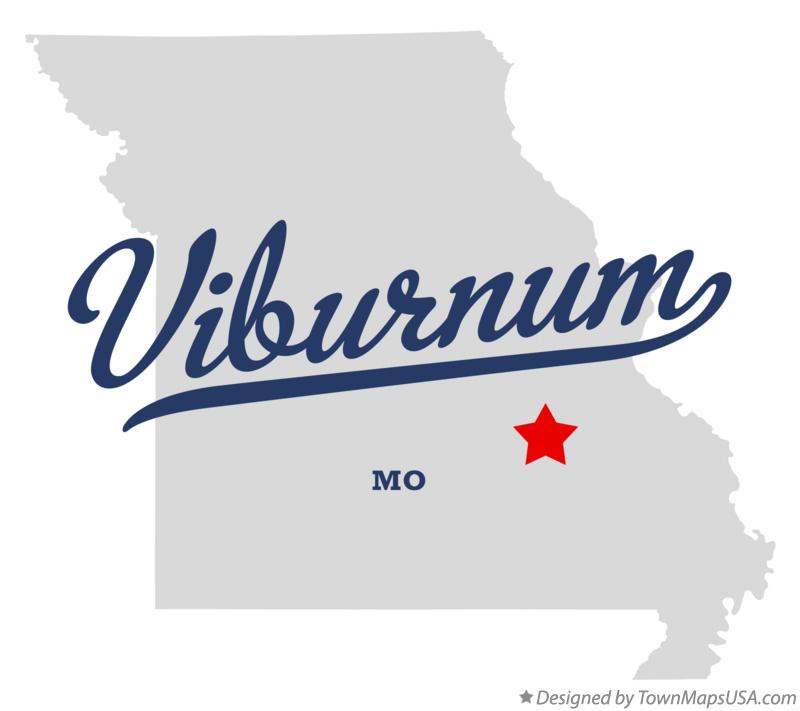 Map of Viburnum Missouri MO