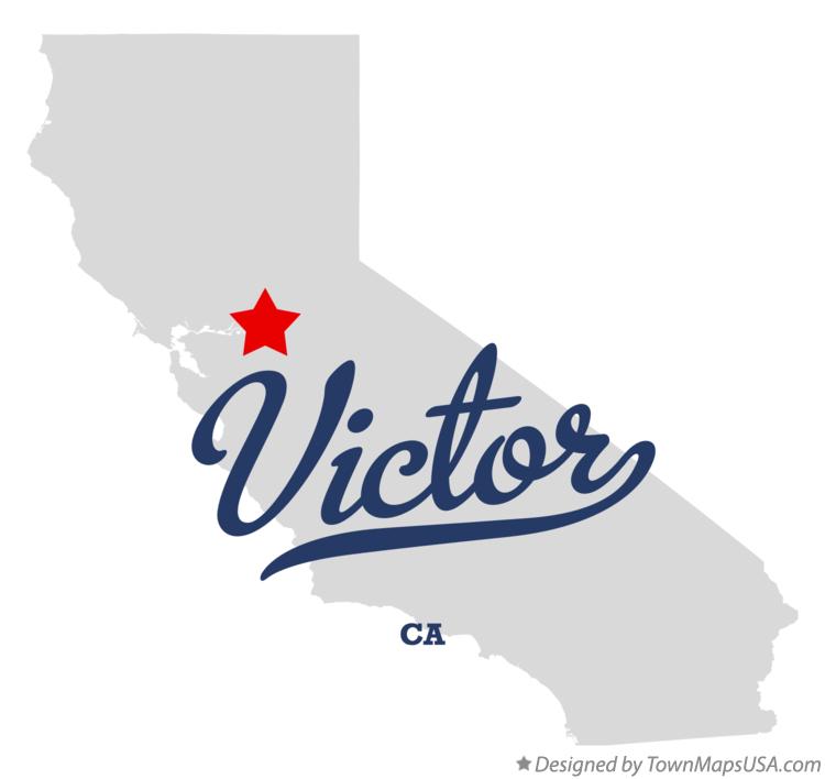 Map of Victor California CA