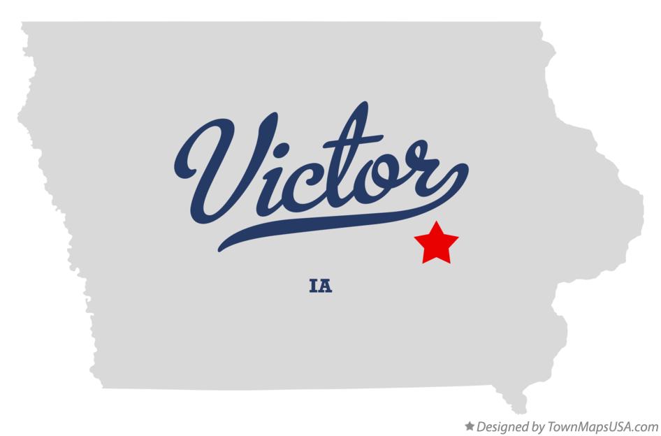 Map of Victor Iowa IA
