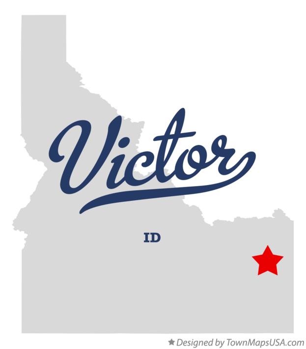 Map of Victor Idaho ID
