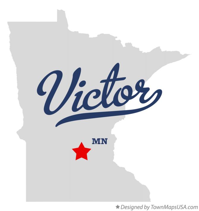 Map of Victor Minnesota MN