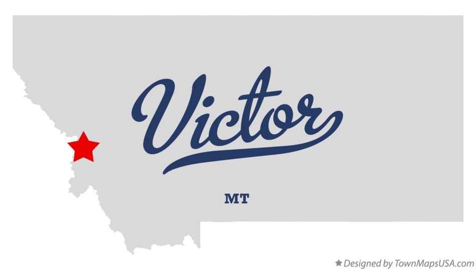 Map of Victor Montana MT