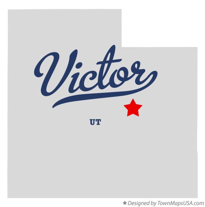 Map of Victor Utah UT
