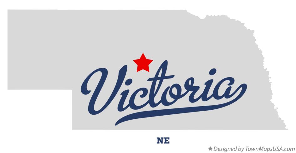 Map of Victoria Nebraska NE