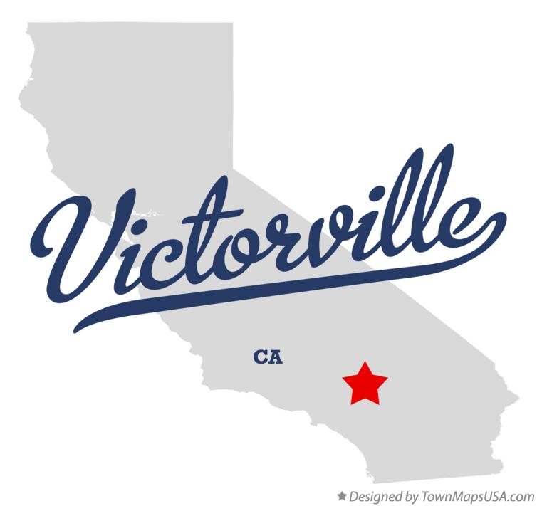 Map of Victorville California CA
