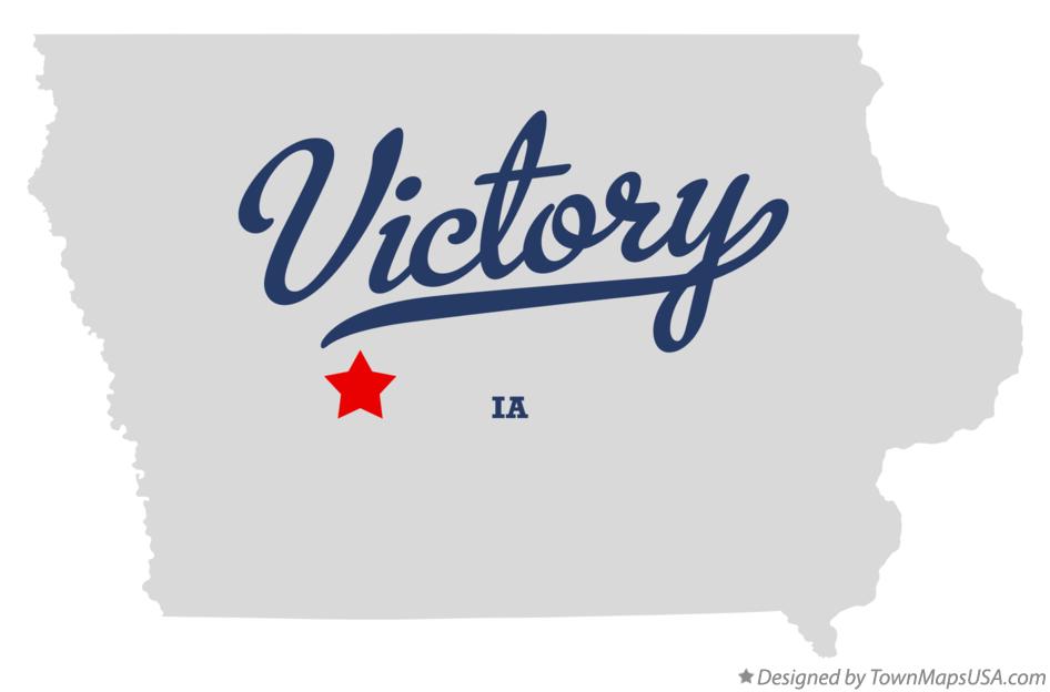 Map of Victory Iowa IA