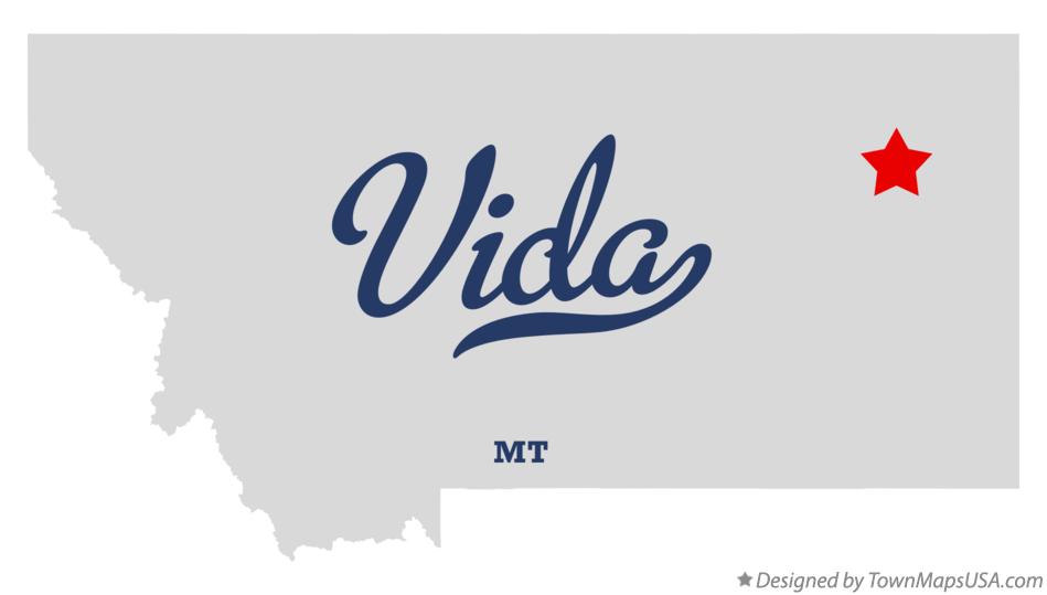Map of Vida Montana MT