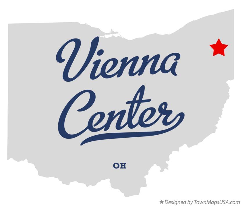 Map of Vienna Center Ohio OH