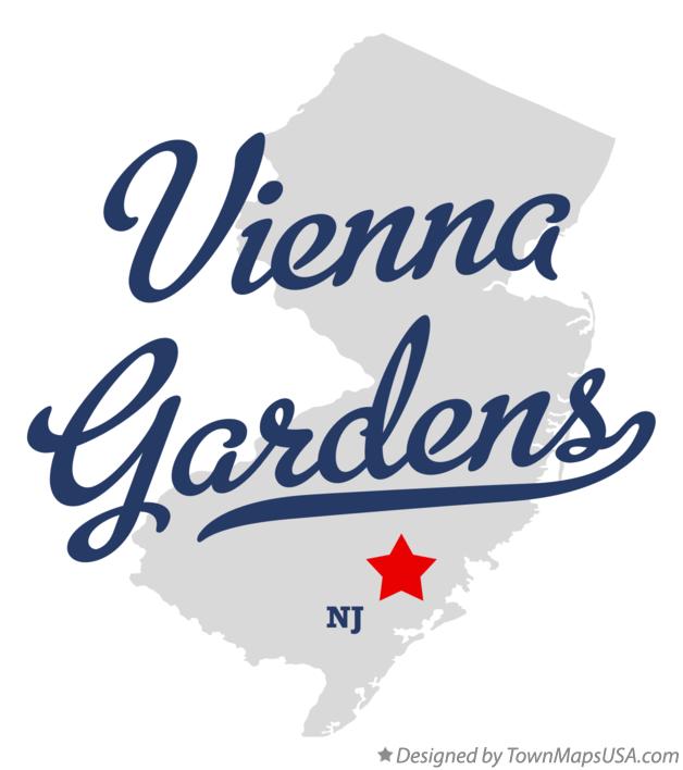 Map of Vienna Gardens New Jersey NJ