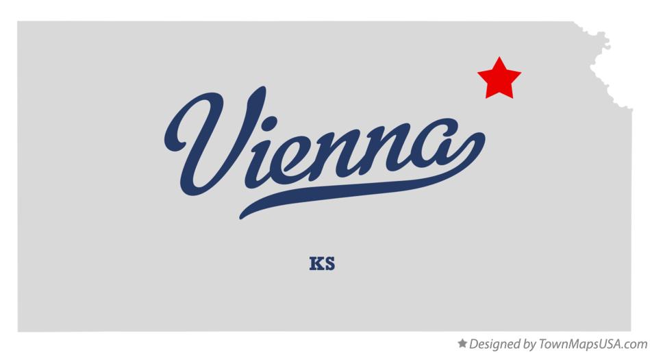 Map of Vienna Kansas KS