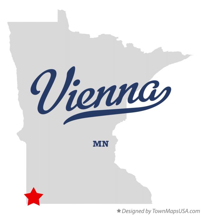 Map of Vienna Minnesota MN