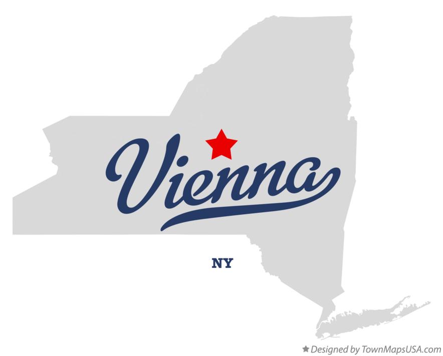 Map of Vienna New York NY