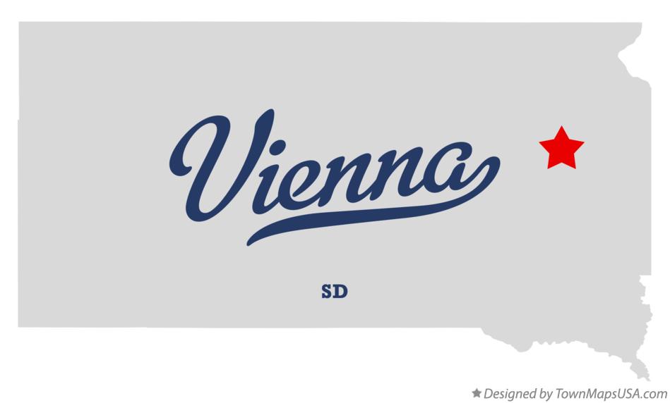 Map of Vienna South Dakota SD