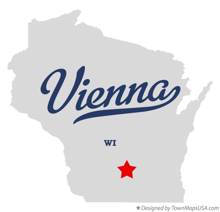 Map of Vienna Wisconsin WI