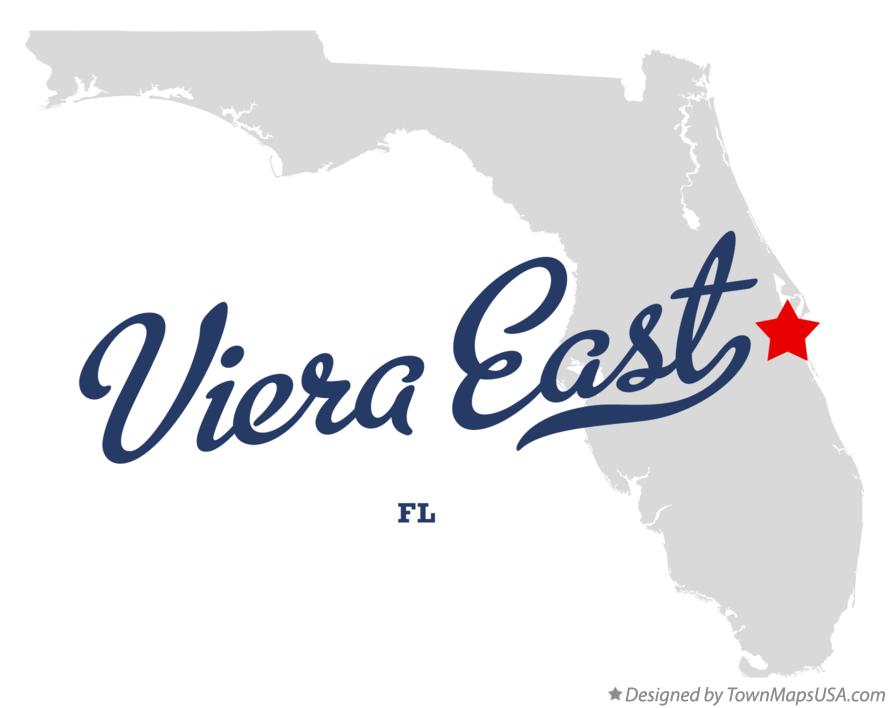 Map of Viera East Florida FL