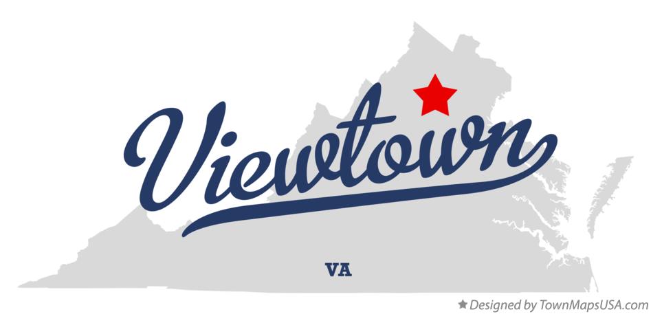 Map of Viewtown Virginia VA