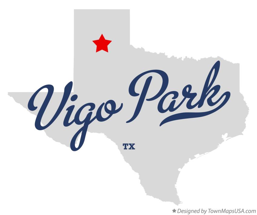 Map of Vigo Park Texas TX