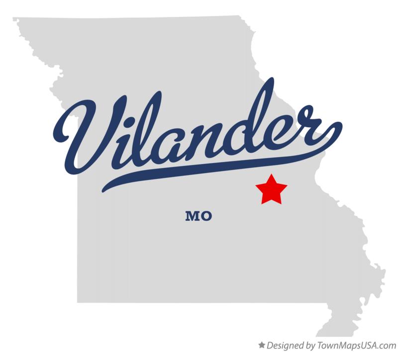 Map of Vilander Missouri MO