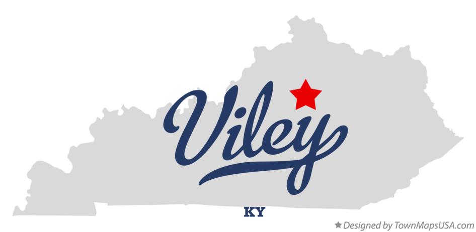 Map of Viley Kentucky KY