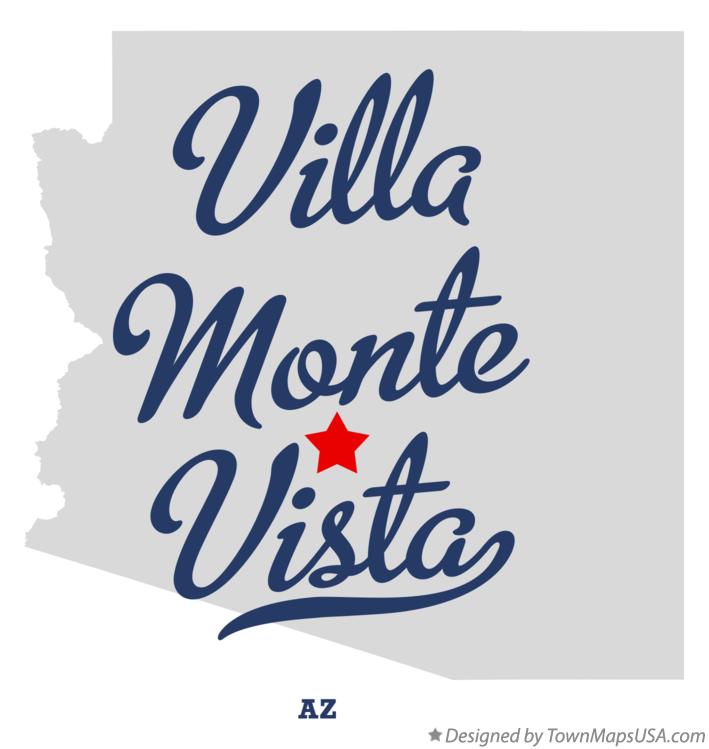 Map of Villa Monte Vista Arizona AZ