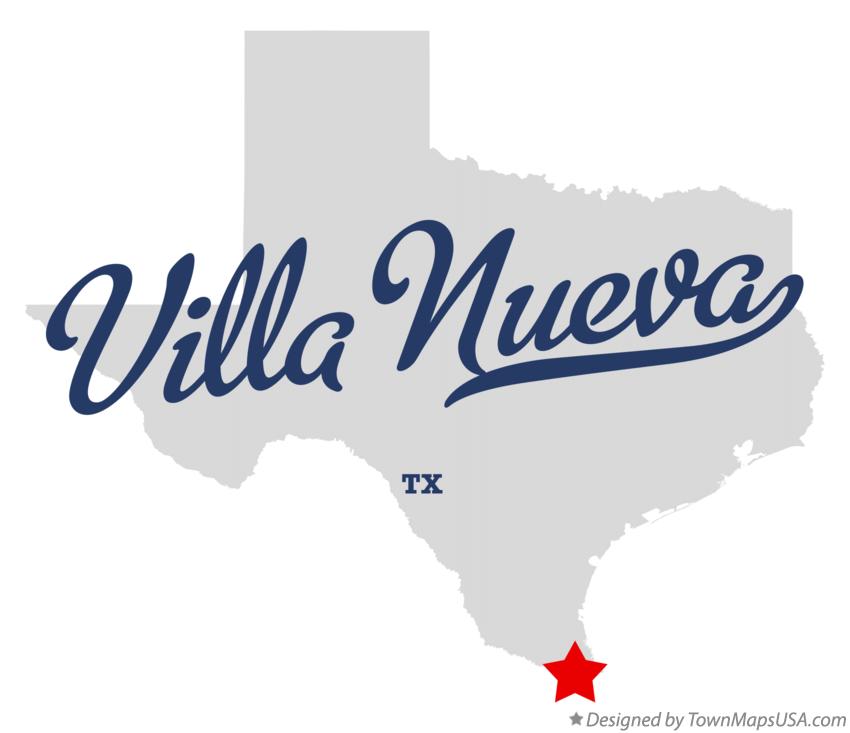 Map of Villa Nueva Texas TX