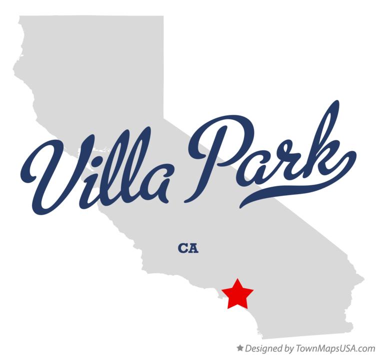 Map of Villa Park California CA