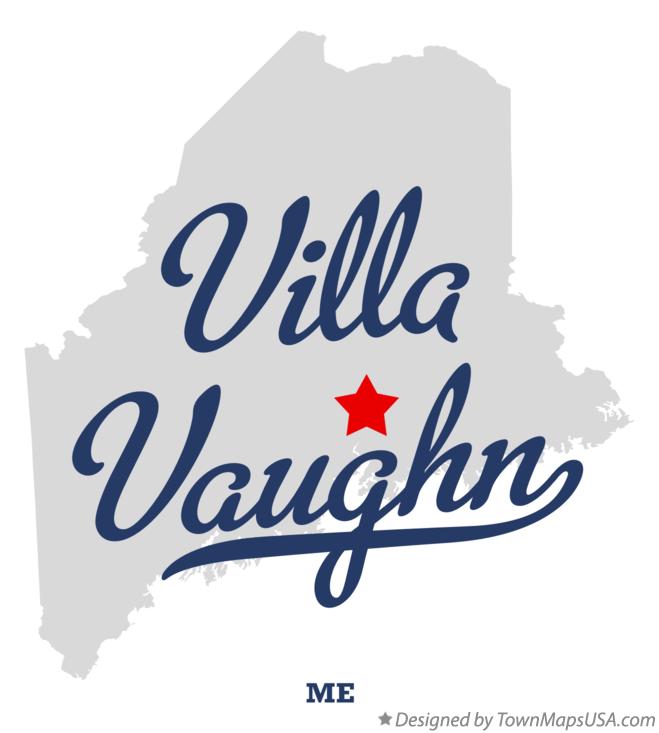 Map of Villa Vaughn Maine ME