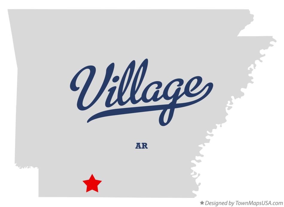 Map of Village Arkansas AR
