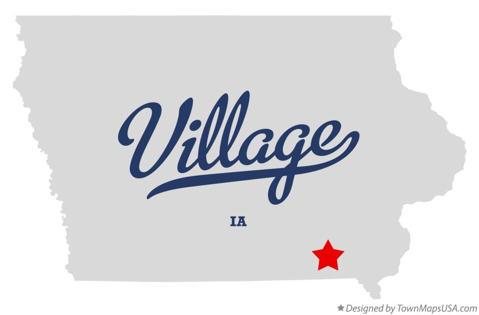 Map of Village Iowa IA
