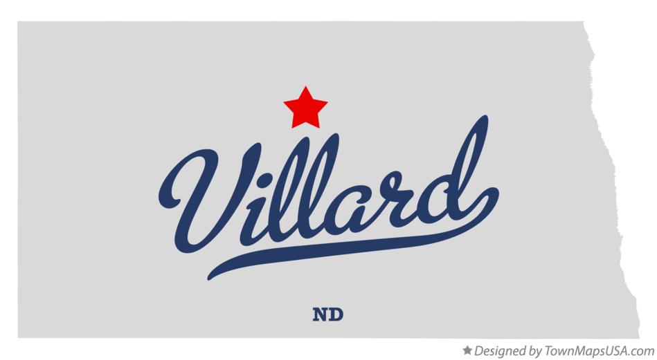 Map of Villard North Dakota ND