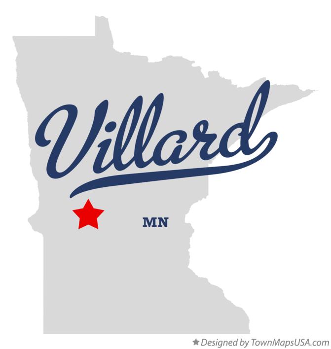 Map of Villard Minnesota MN