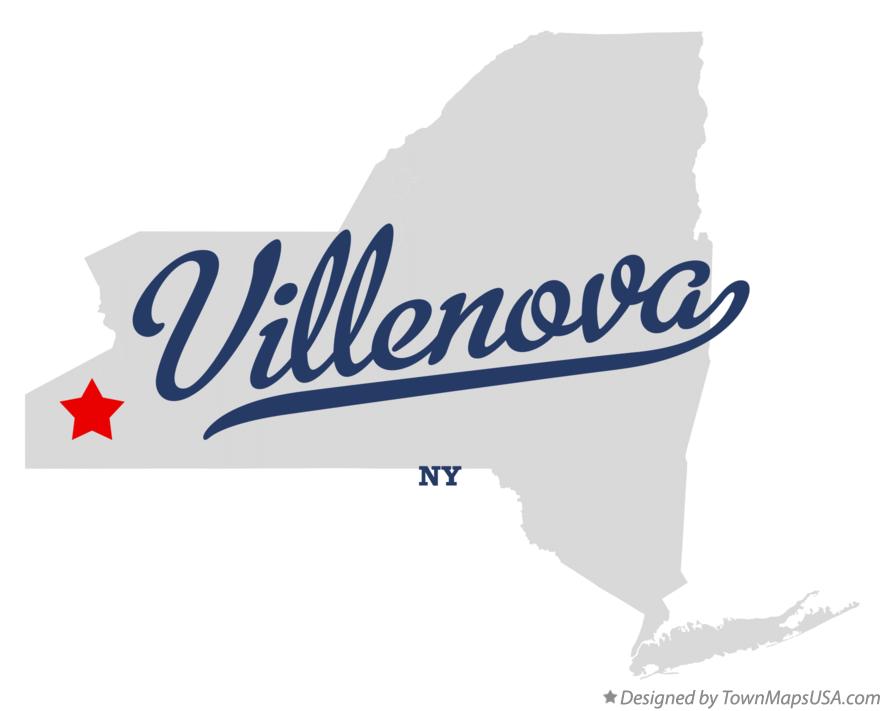 Map of Villenova New York NY
