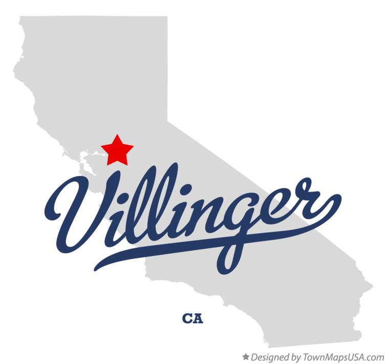 Map of Villinger California CA