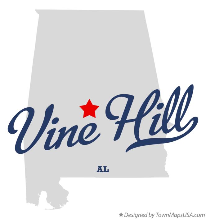 Map of Vine Hill Alabama AL