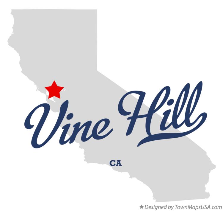 Map of Vine Hill California CA