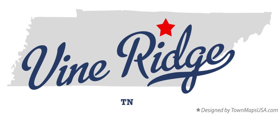 Map of Vine Ridge Tennessee TN