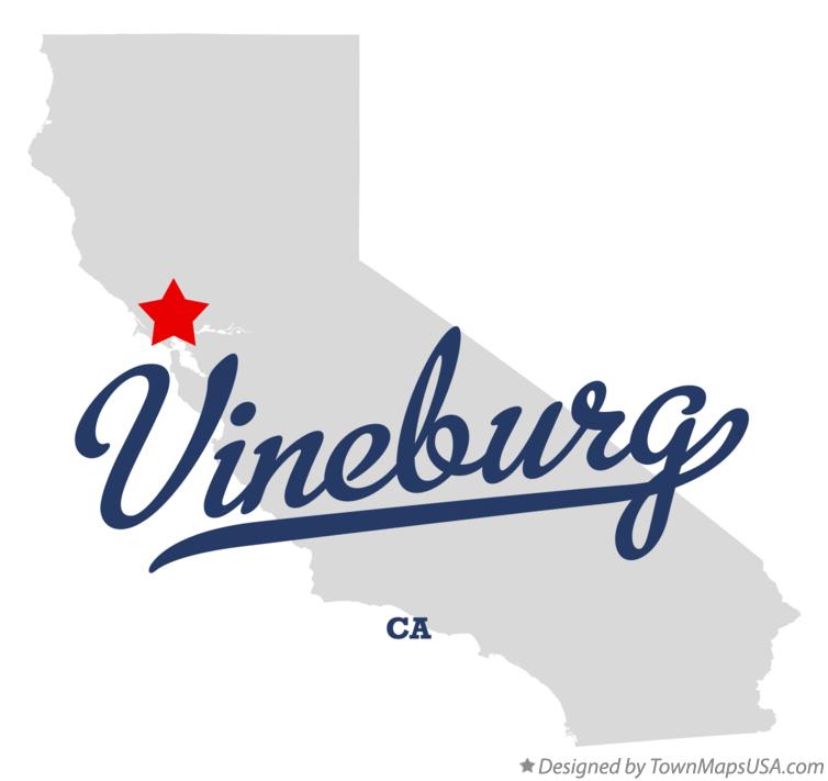 Map of Vineburg California CA