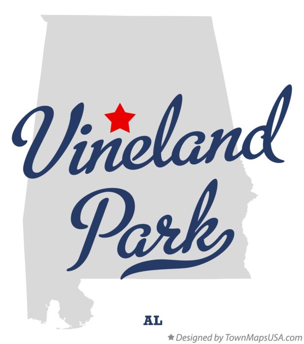 Map of Vineland Park Alabama AL