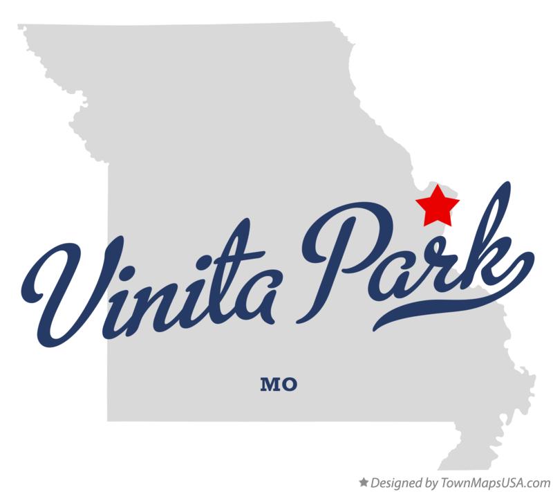 Map of Vinita Park Missouri MO
